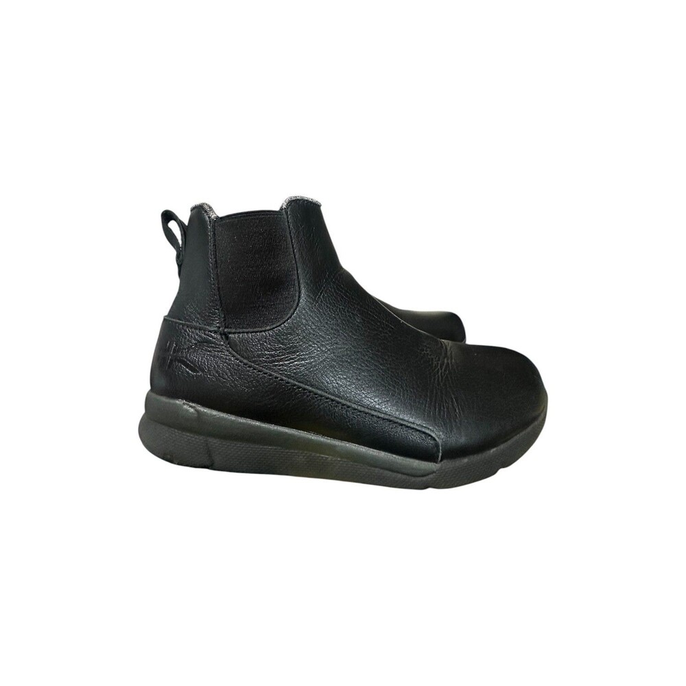 Kuru Luna Womens Size 8 Black Casual Classic Leather Pull-On Chelsea Boots - Picture 2 of 11